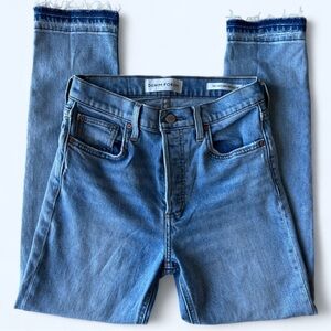 Denim Forum Women’s Light Blue The Yoko High Rise Slim Denim Jeans 26L